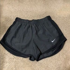 dark gray heathered Nike shorts
